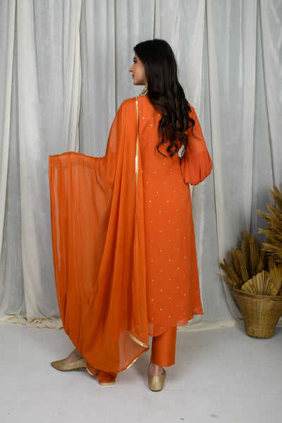 Rust Aline kurta Set